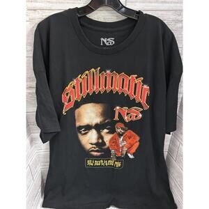 Nas Stillmatic Rap T-Shirt Black Men’s 3XL Hip Hop Graphic Tee NWOT RARE